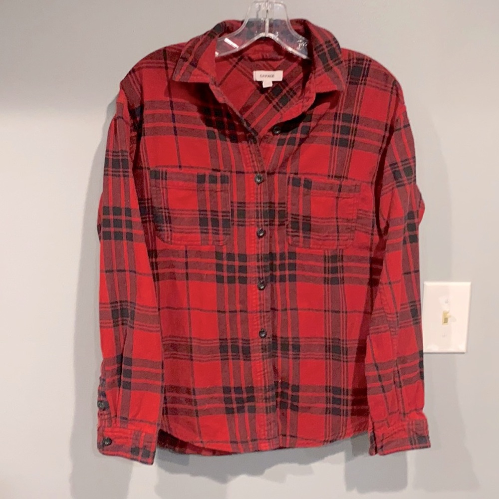 Garage Red Flannel Shirt